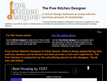 Tablet Screenshot of free-kitchendesigner.com